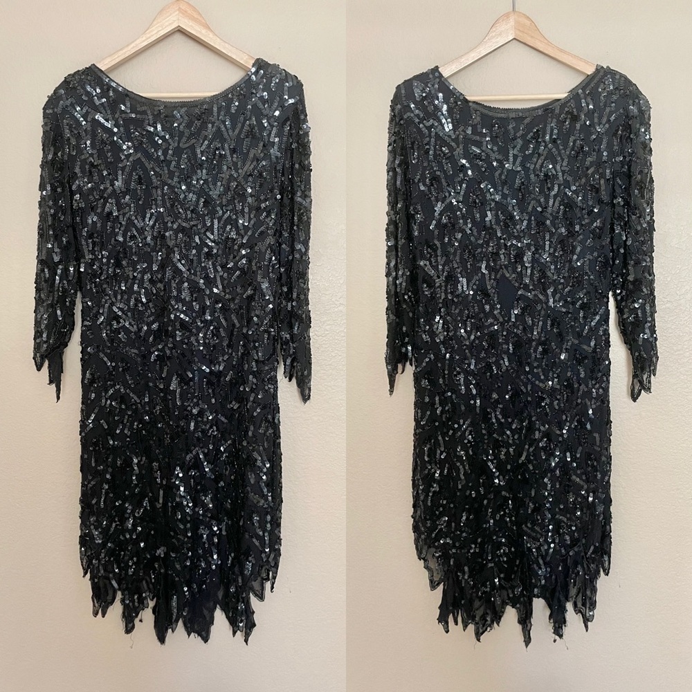 Vintage evening elegance sequin dress
